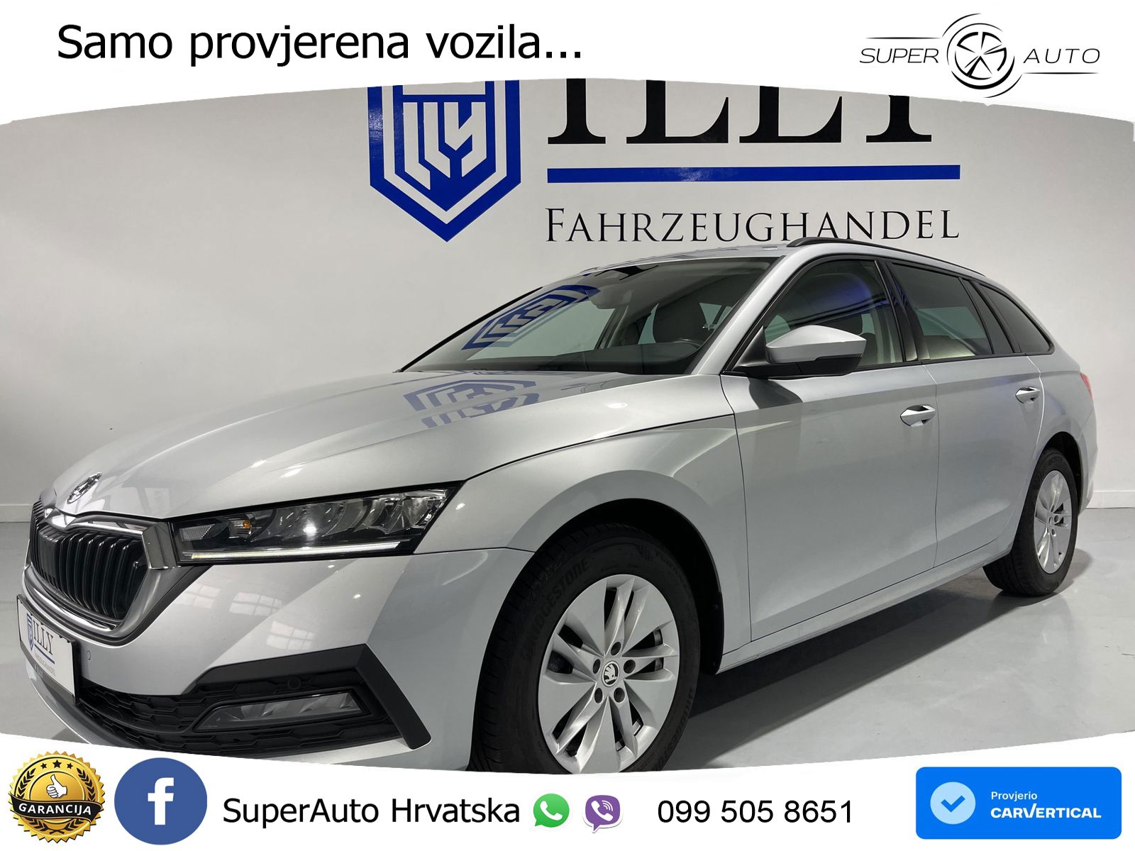 Škoda Octavia Combi 2.0 TDI (150 KS) DSG LED+GR SJED+ACC