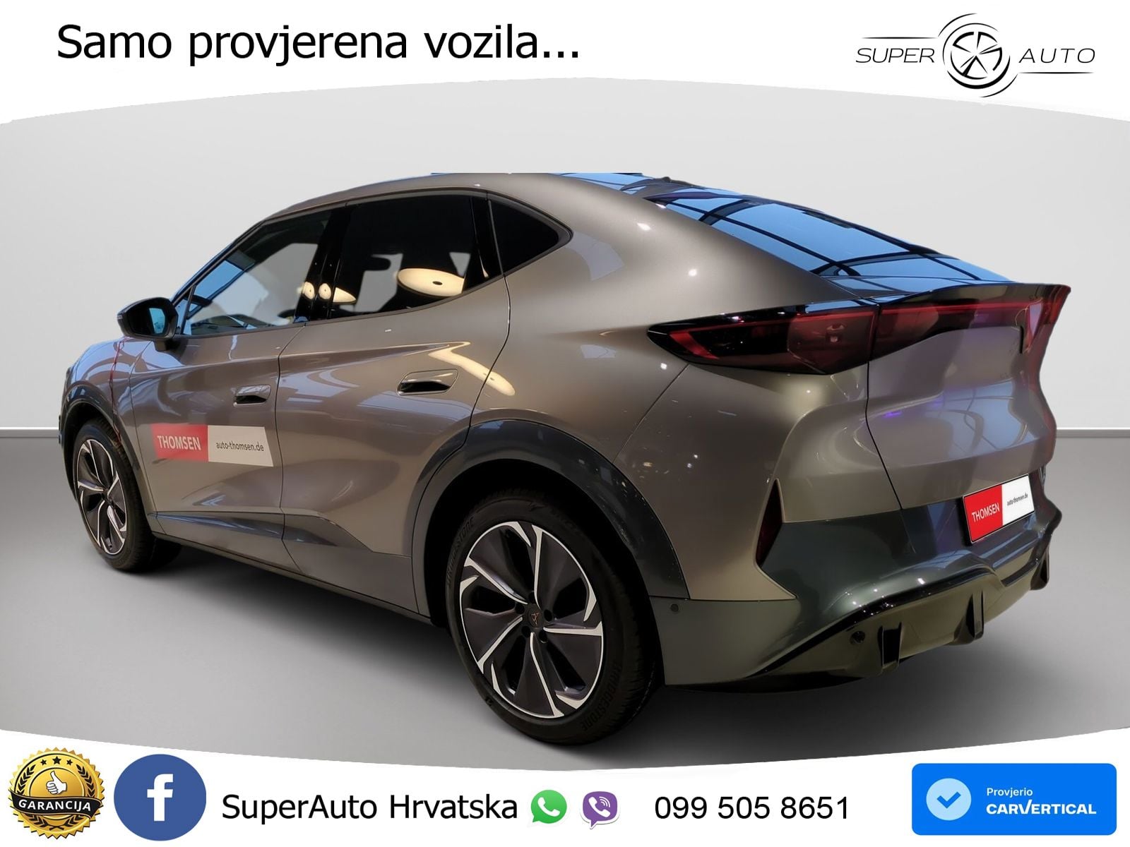 Cupra Tavascan 82 kWh (286 KS) MATRIX+GR SJED+KAM