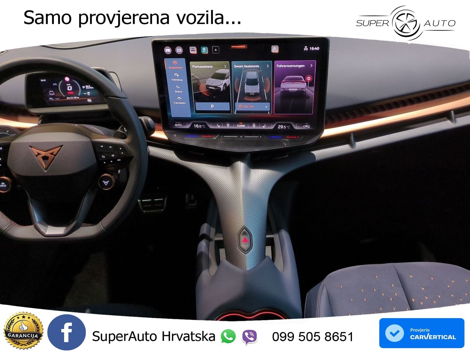 Cupra Tavascan 82 kWh (286 KS) MATRIX+GR SJED+KAM