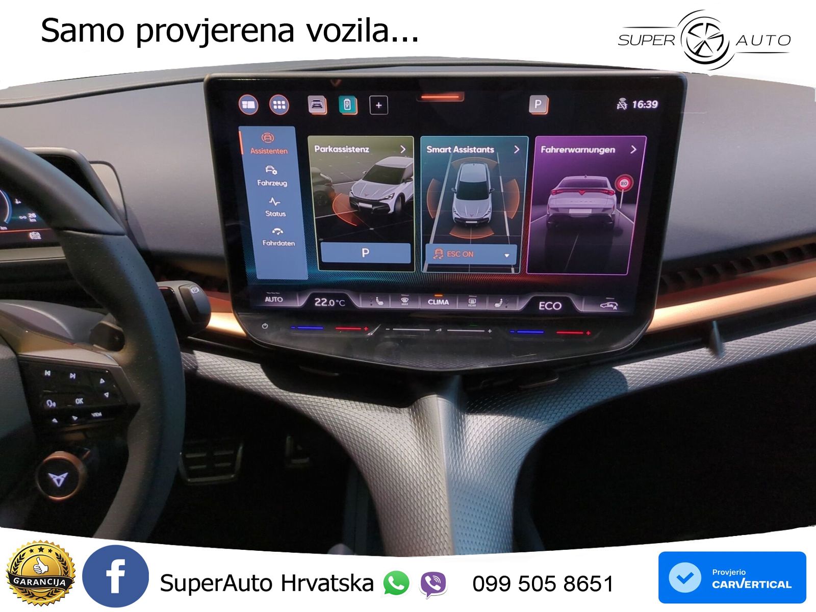 Cupra Tavascan 82 kWh (286 KS) MATRIX+GR SJED+KAM