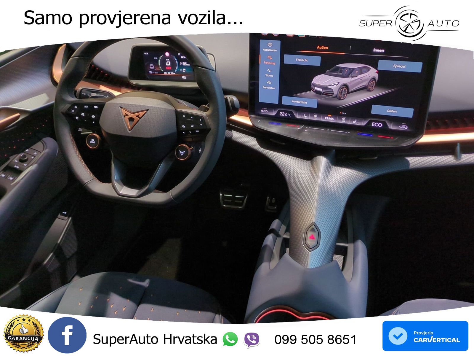 Cupra Tavascan 82 kWh (286 KS) MATRIX+GR SJED+KAM