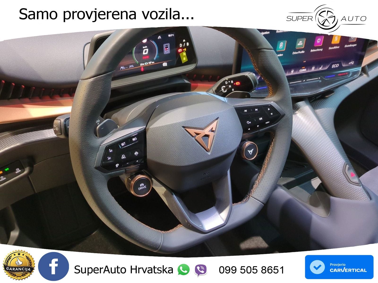 Cupra Tavascan 82 kWh (286 KS) MATRIX+GR SJED+KAM