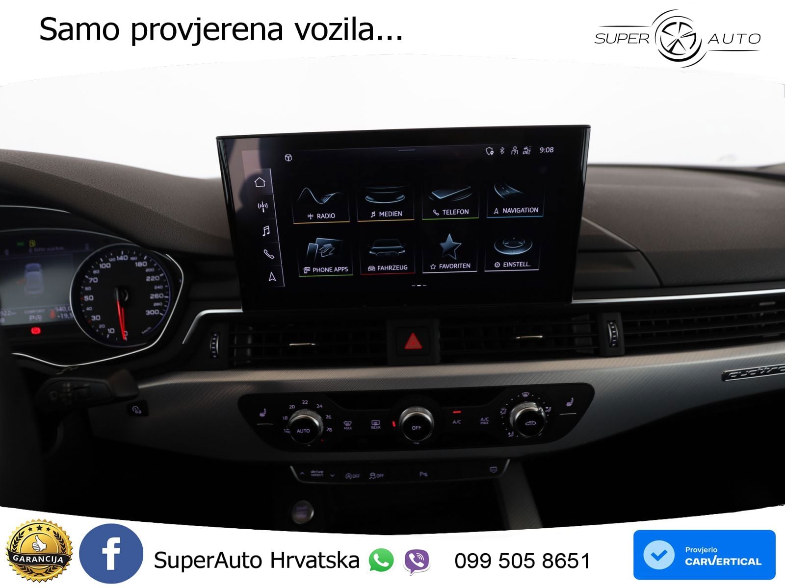 Audi A5 Sportback 45 TFSI (265 KS) quattro S tronic advanced MATRIX+GR SJED+KAM