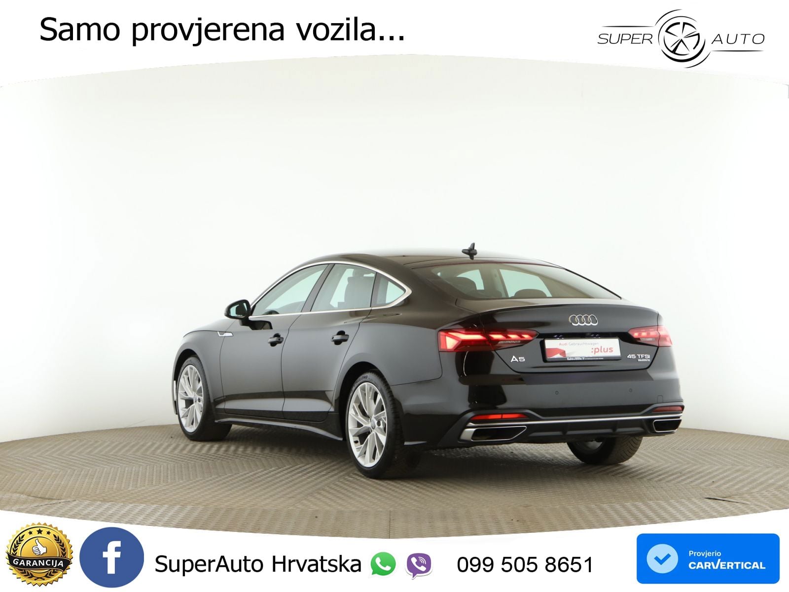 Audi A5 Sportback 45 TFSI (265 KS) quattro S tronic advanced MATRIX+GR SJED+KAM