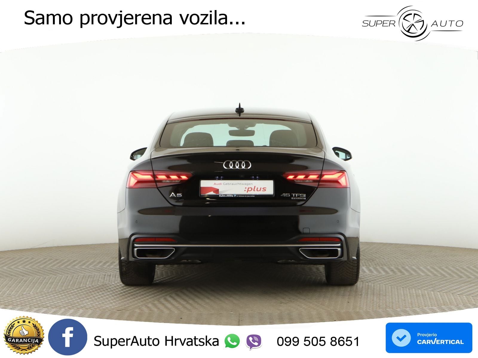 Audi A5 Sportback 45 TFSI (265 KS) quattro S tronic advanced MATRIX+GR SJED+KAM