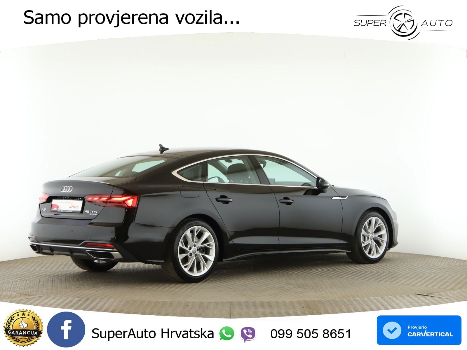 Audi A5 Sportback 45 TFSI (265 KS) quattro S tronic advanced MATRIX+GR SJED+KAM