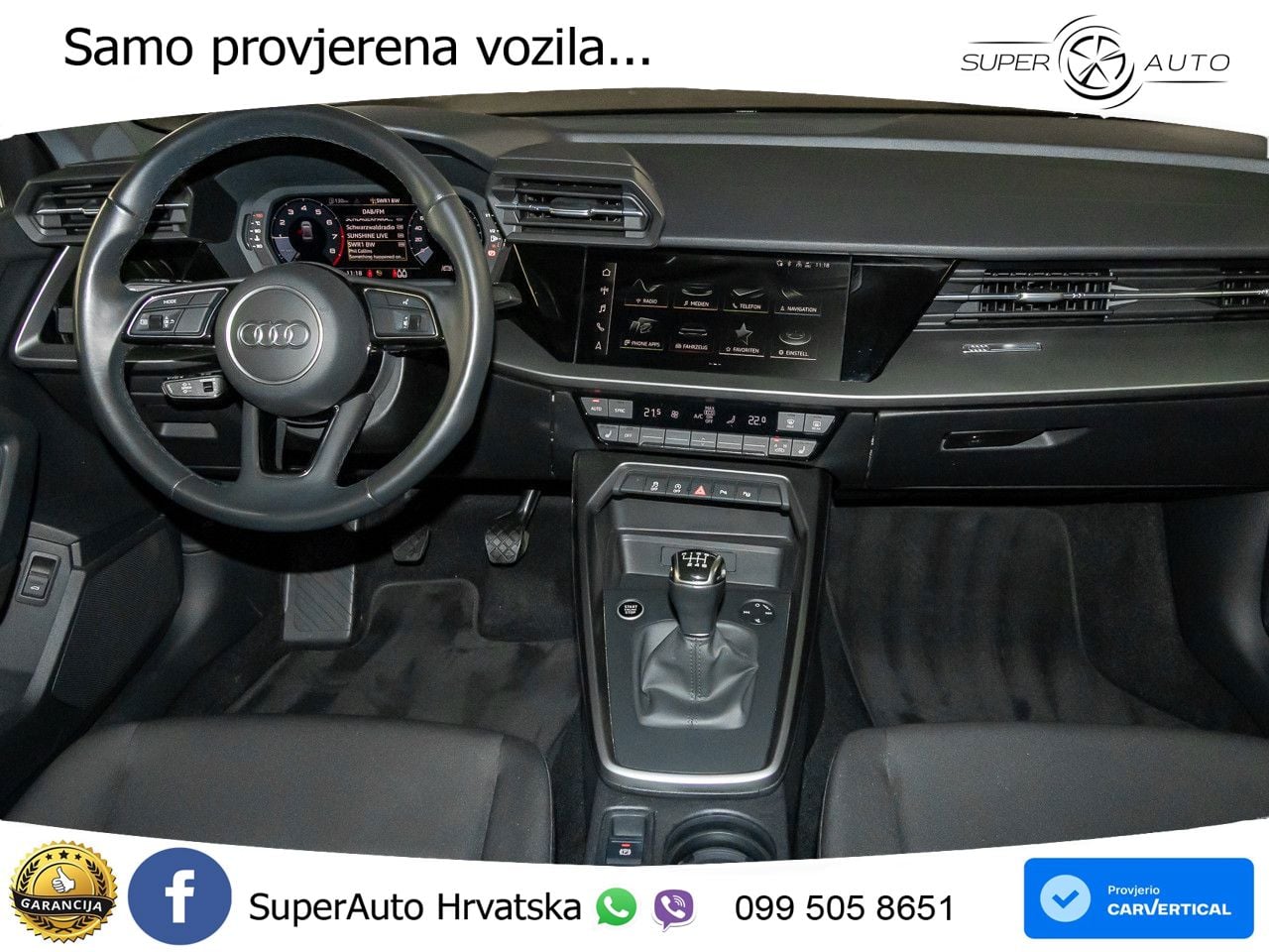 Audi A3 Limuzina 35 TFSI (150 KS) advanced