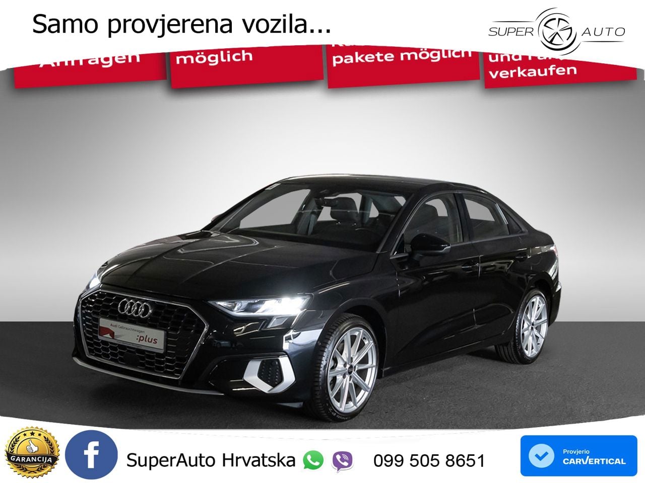 Audi A3 Limuzina 35 TFSI (150 KS) advanced