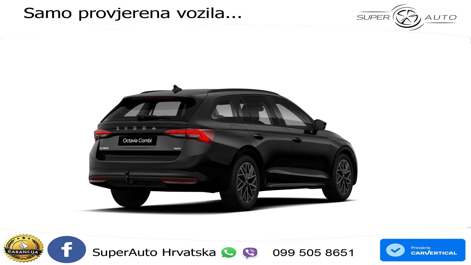 Škoda Octavia Combi 2.0 TSI (204 KS) 4x4 DSG Selection LED+GR SJED+ACC