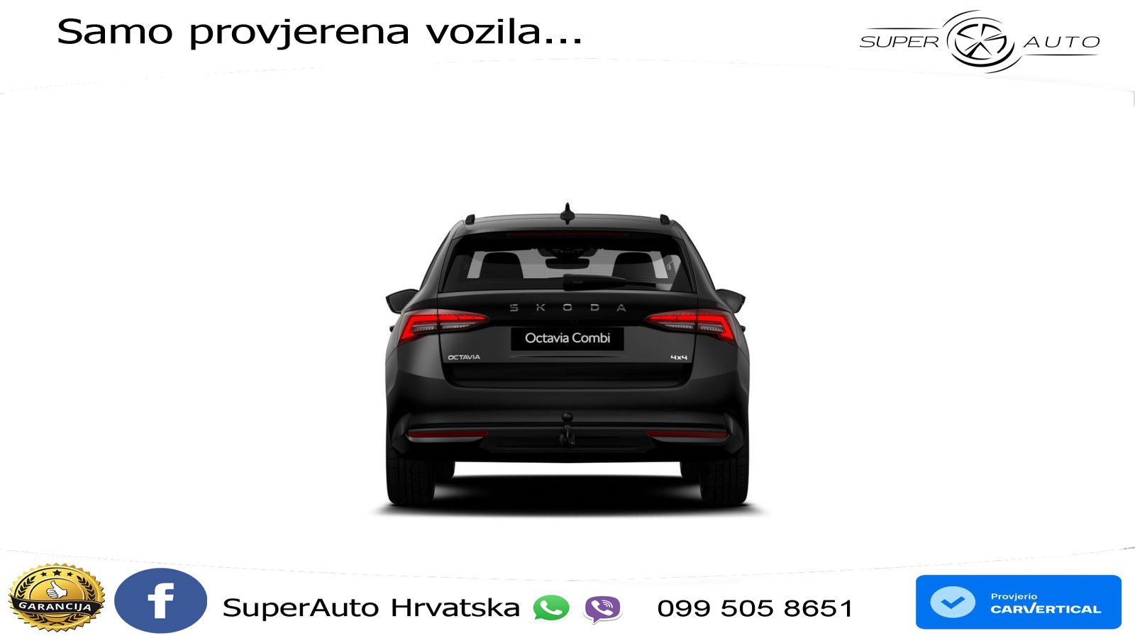 Škoda Octavia Combi 2.0 TSI (204 KS) 4x4 DSG Selection LED+GR SJED+ACC