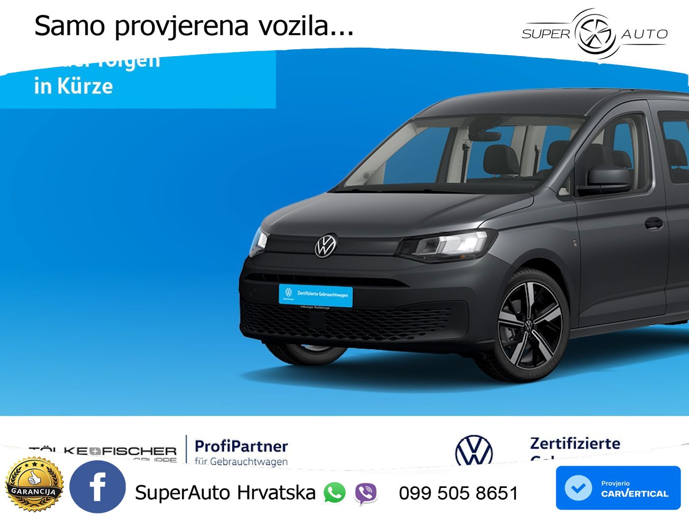 Volkswagen Caddy 1.5 TSI Style ACC AUT Kam. Navi Virtual LM 150 KS