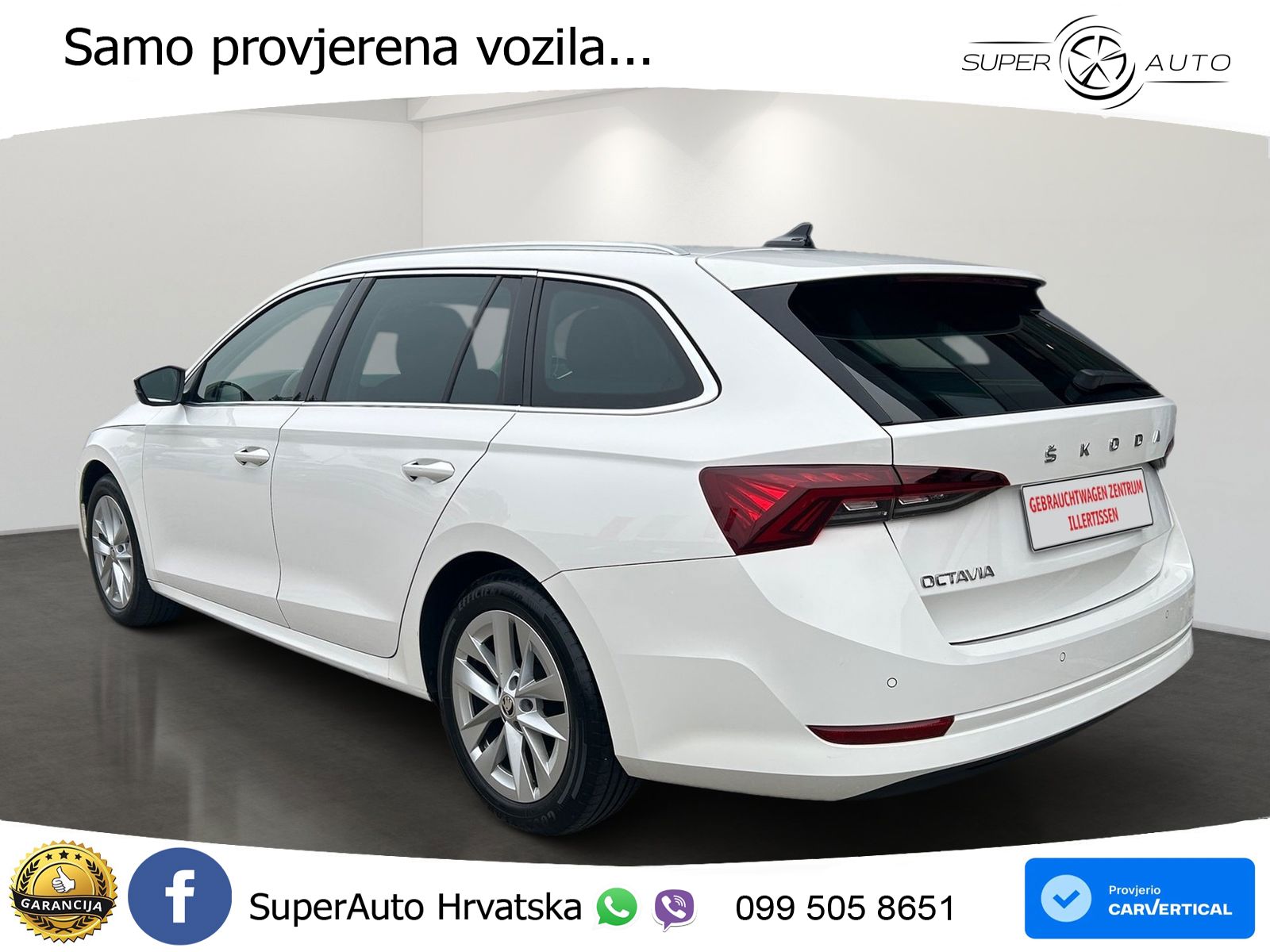 Škoda Octavia Combi 2.0 TDI (150 KS) DSG LED+GR SJED+ACC
