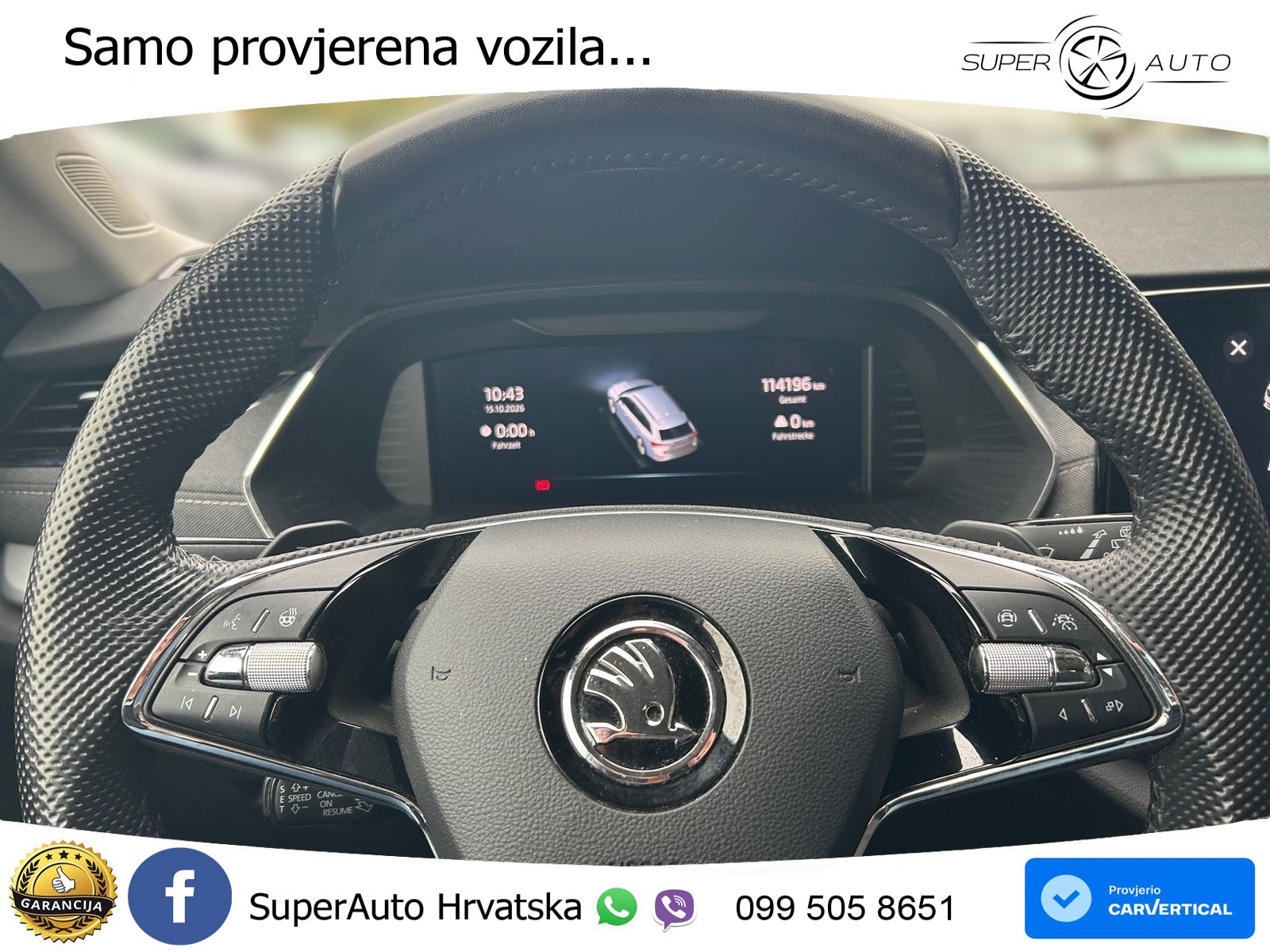 Škoda Octavia Combi 2.0 TDI (150 KS) DSG LED+GR SJED+ACC