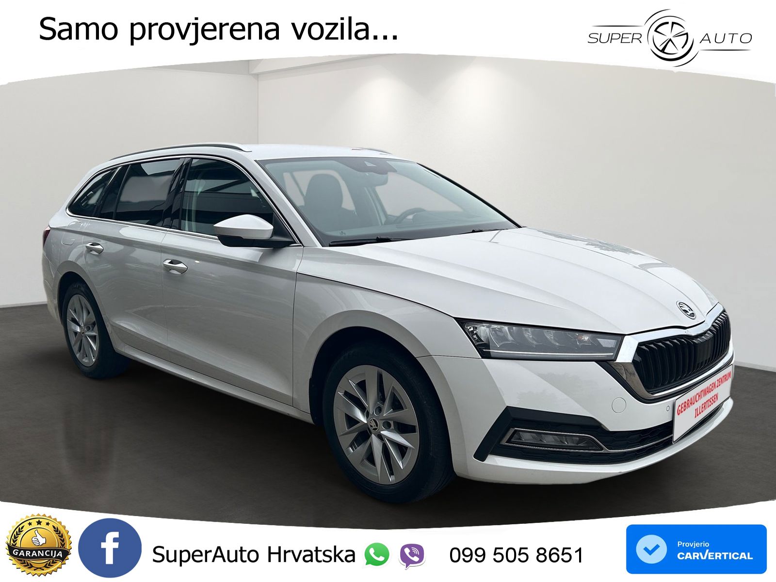 Škoda Octavia Combi 2.0 TDI (150 KS) DSG LED+GR SJED+ACC
