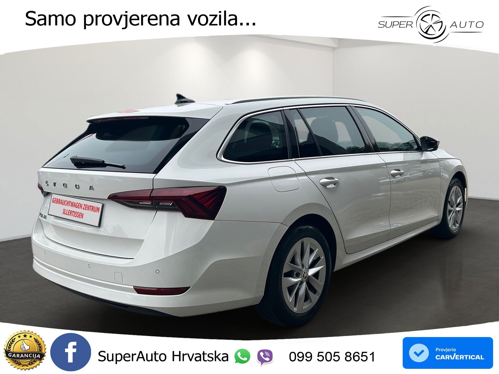 Škoda Octavia Combi 2.0 TDI (150 KS) DSG LED+GR SJED+ACC