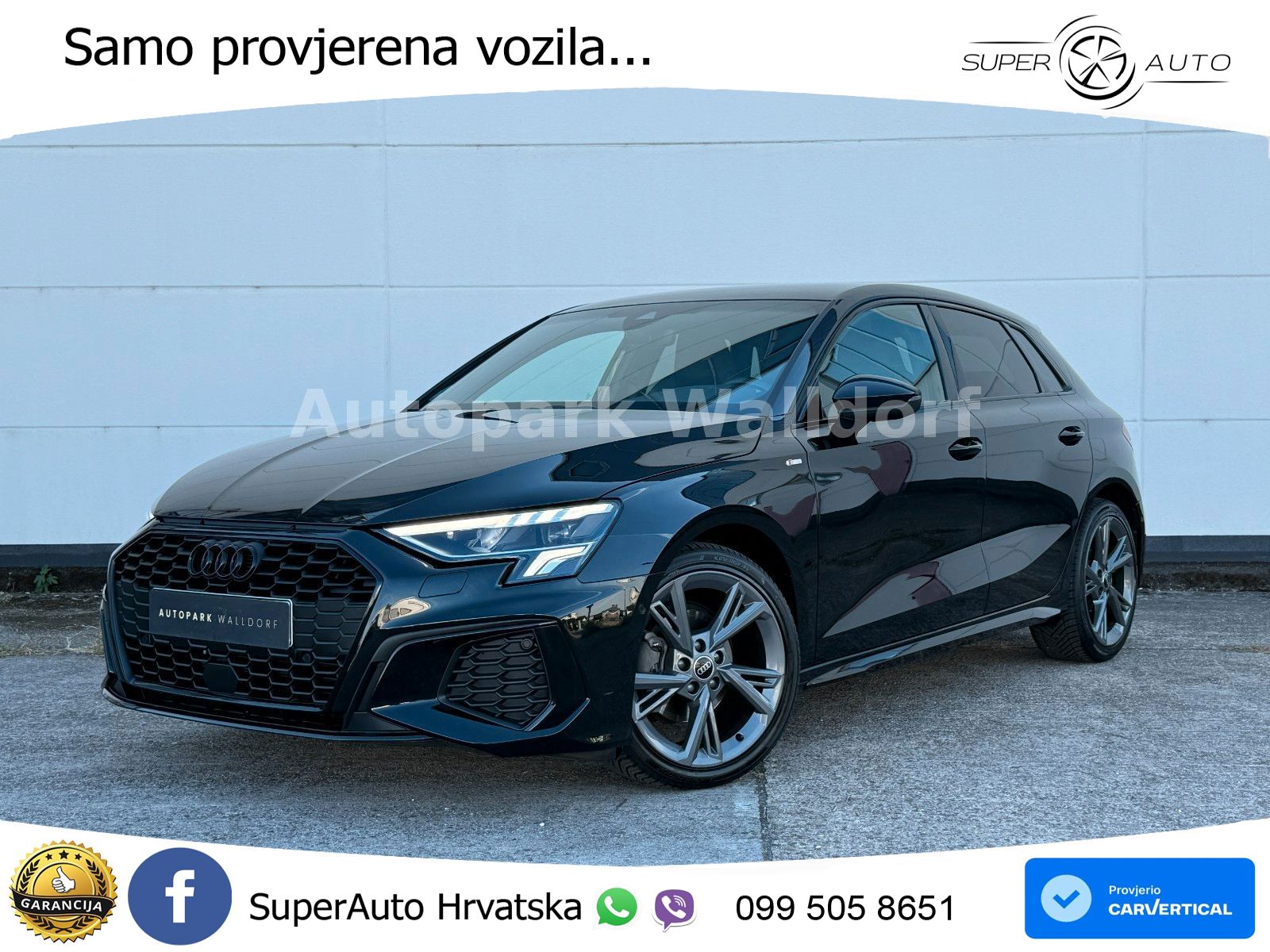 Audi A3 30 TDI (116 KS) S tronic S line LED+GR SJED+ACC