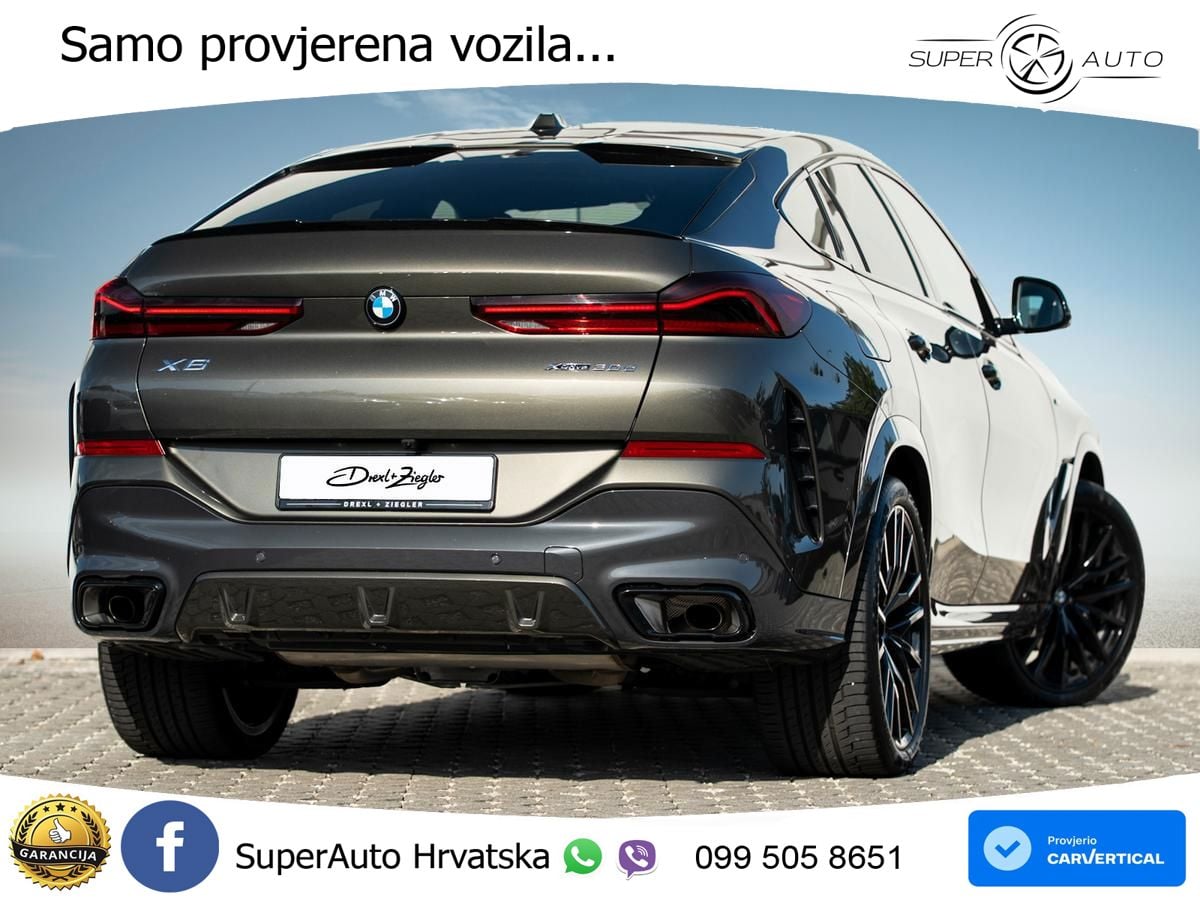 BMW X6 30d (298 KS) xDrive Steptronic M Sport ZRAČNI+ACC+GR SJED+KAM+PANO