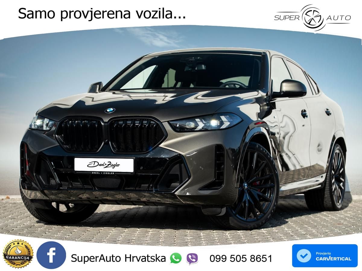 BMW X6 30d (298 KS) xDrive Steptronic M Sport ZRAČNI+ACC+GR SJED+KAM+PANO