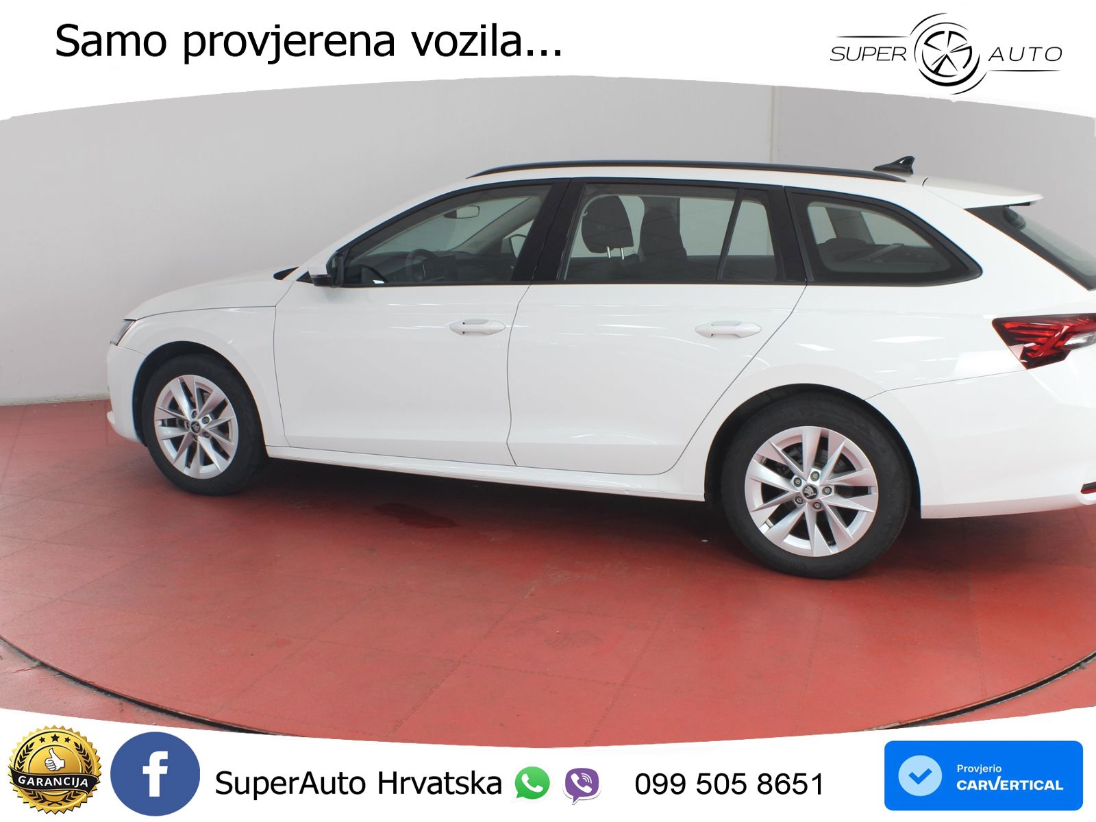 Škoda Octavia Combi 1.5 TSI (150 KS) DSG LED+GR SJED+ACC