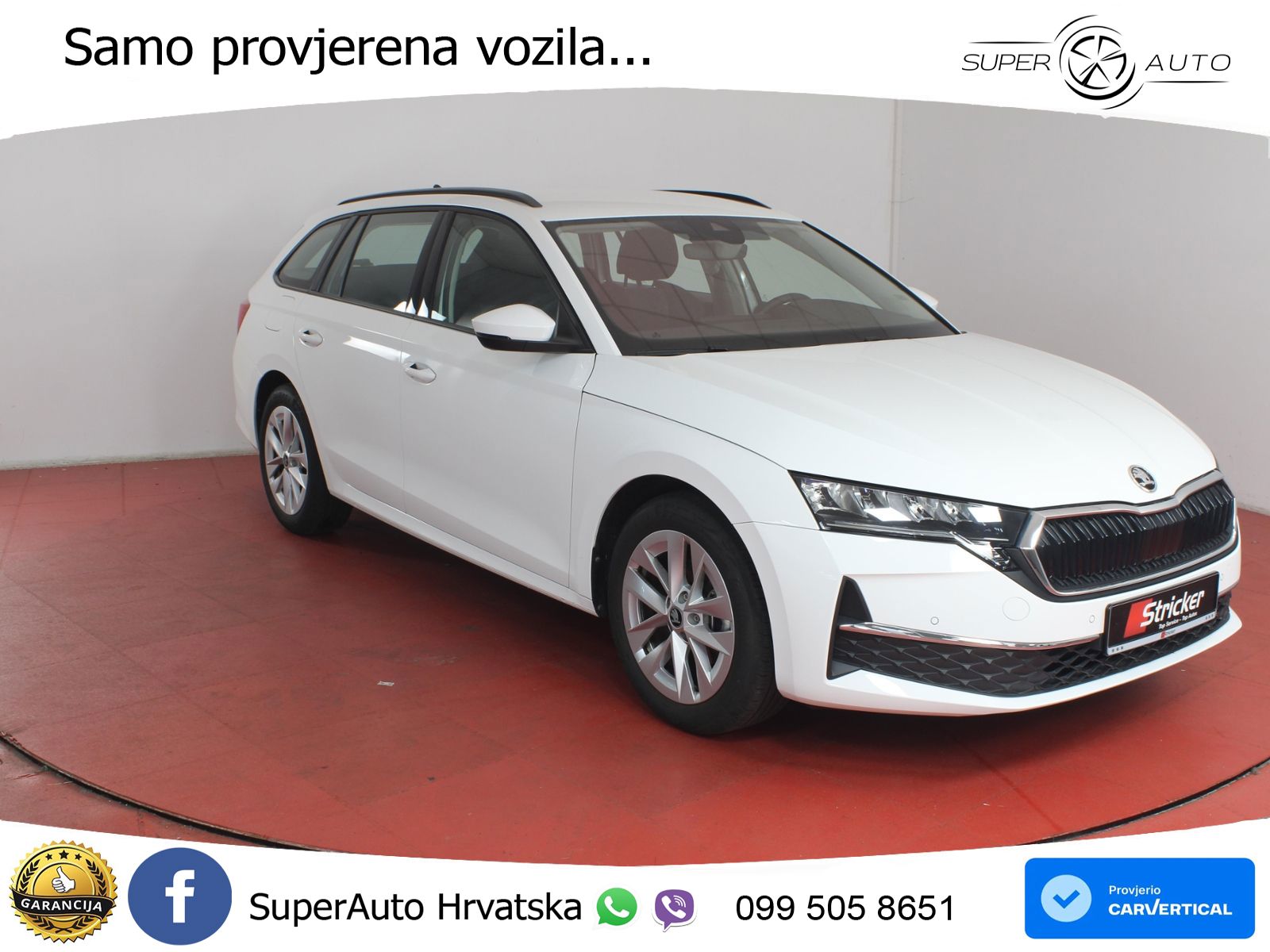Škoda Octavia Combi 1.5 TSI (150 KS) DSG LED+GR SJED+ACC