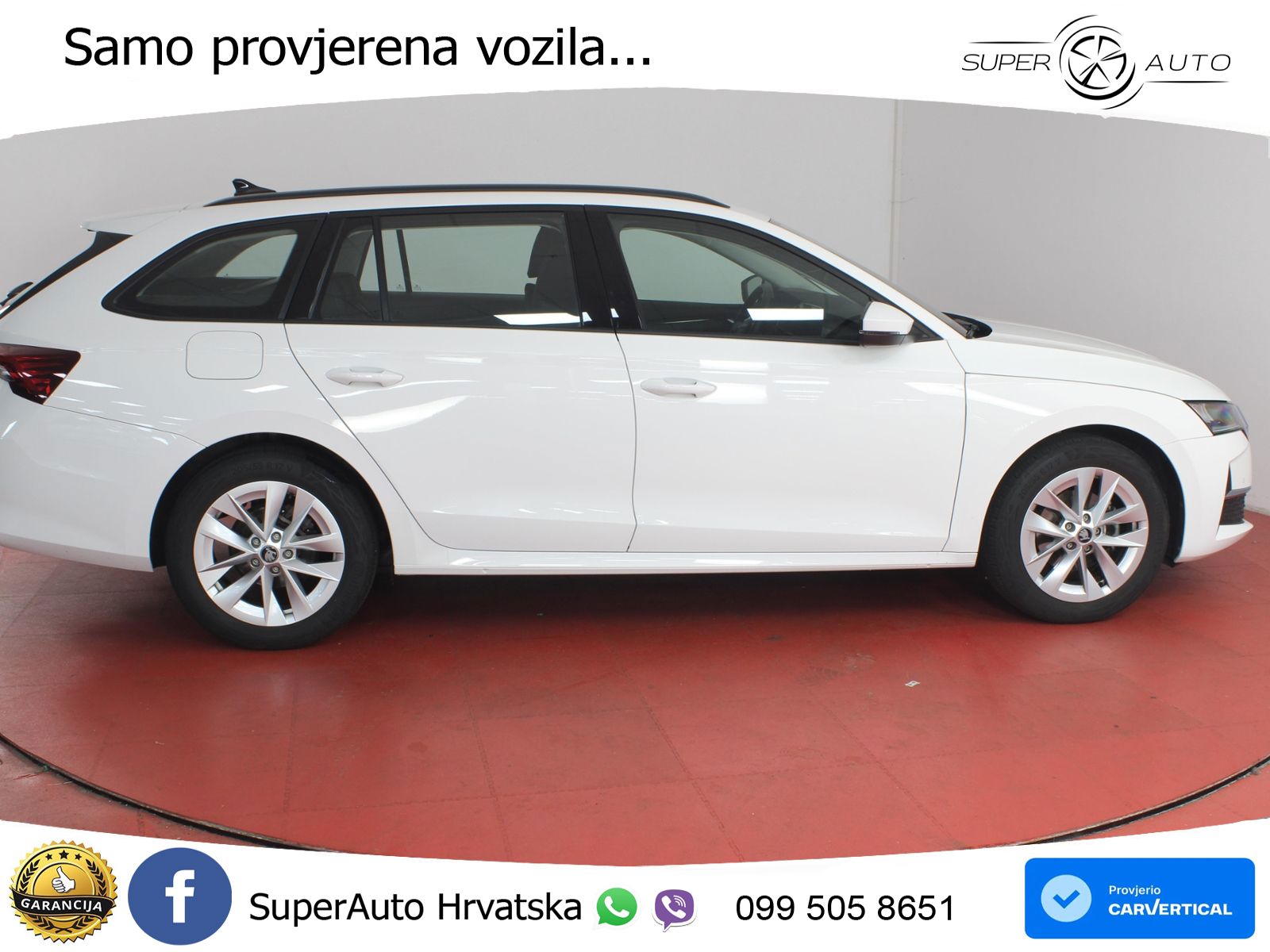 Škoda Octavia Combi 1.5 TSI (150 KS) DSG LED+GR SJED+ACC