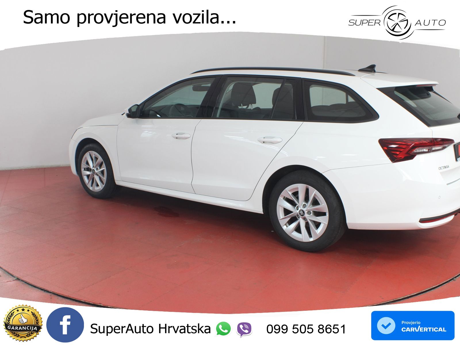Škoda Octavia Combi 1.5 TSI (150 KS) DSG LED+GR SJED+ACC