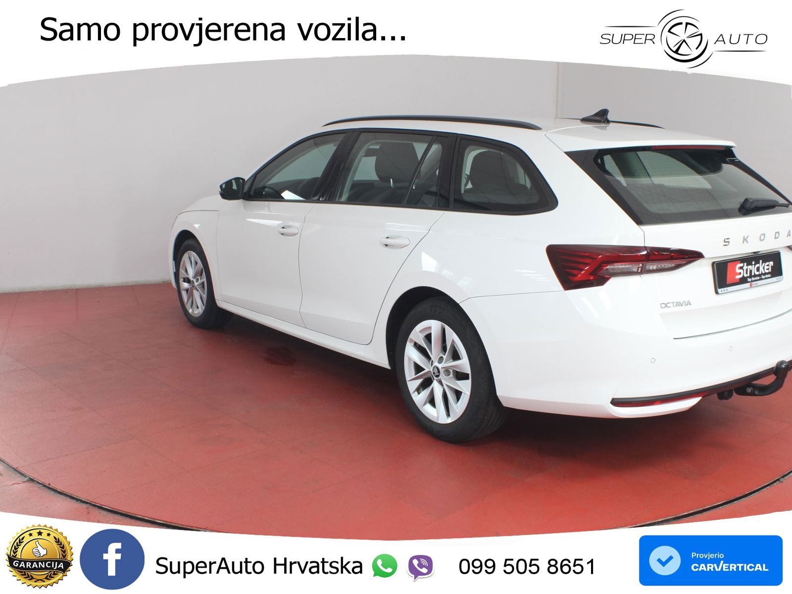 Škoda Octavia Combi 1.5 TSI (150 KS) DSG LED+GR SJED+ACC