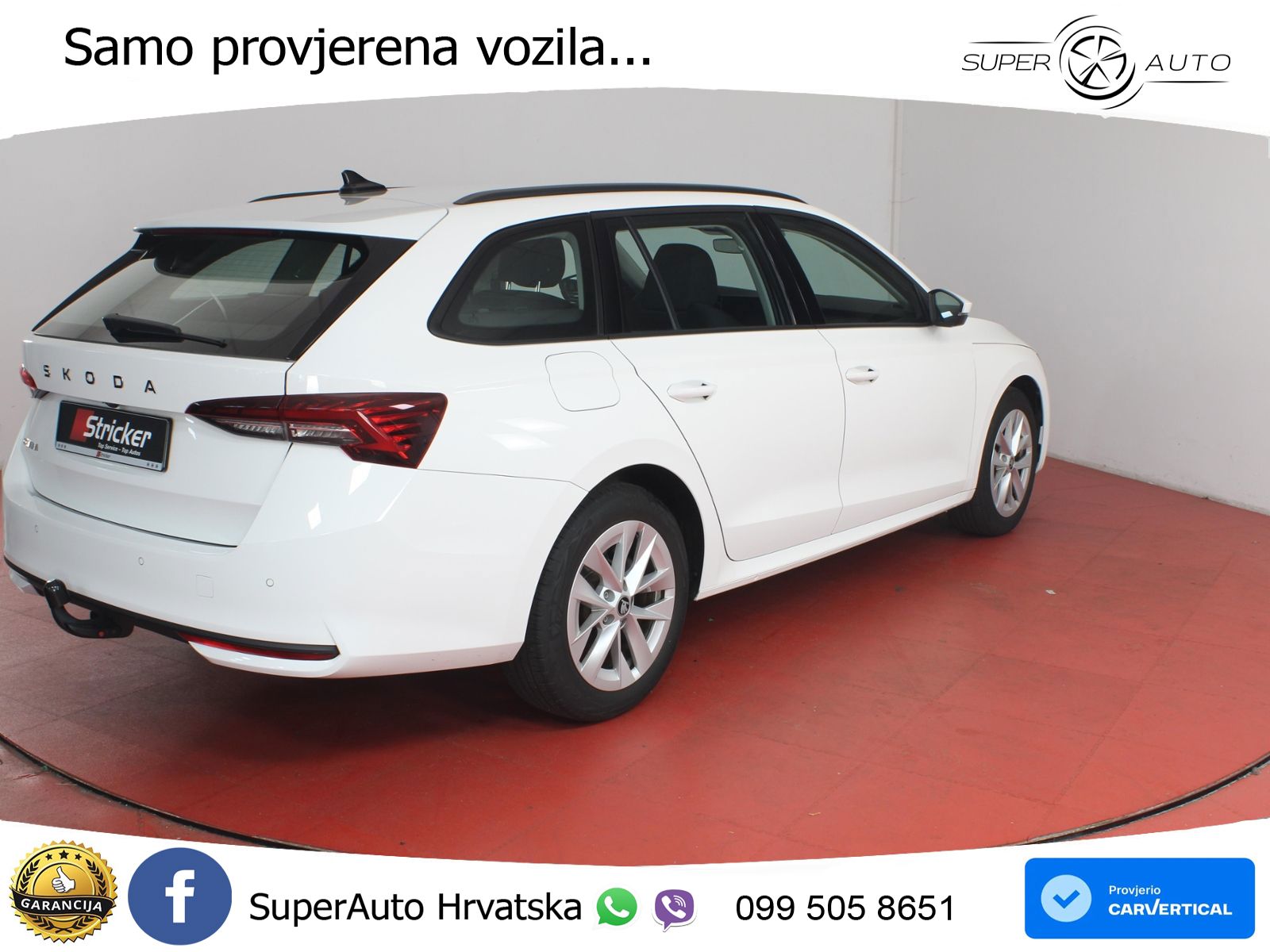 Škoda Octavia Combi 1.5 TSI (150 KS) DSG LED+GR SJED+ACC