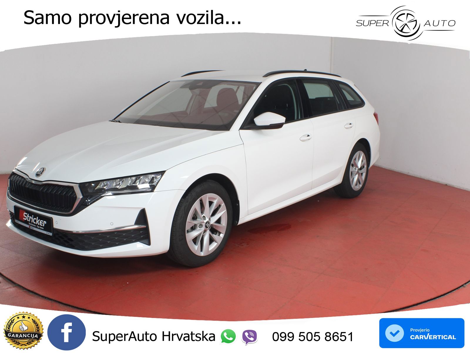 Škoda Octavia Combi 1.5 TSI (150 KS) DSG LED+GR SJED+ACC