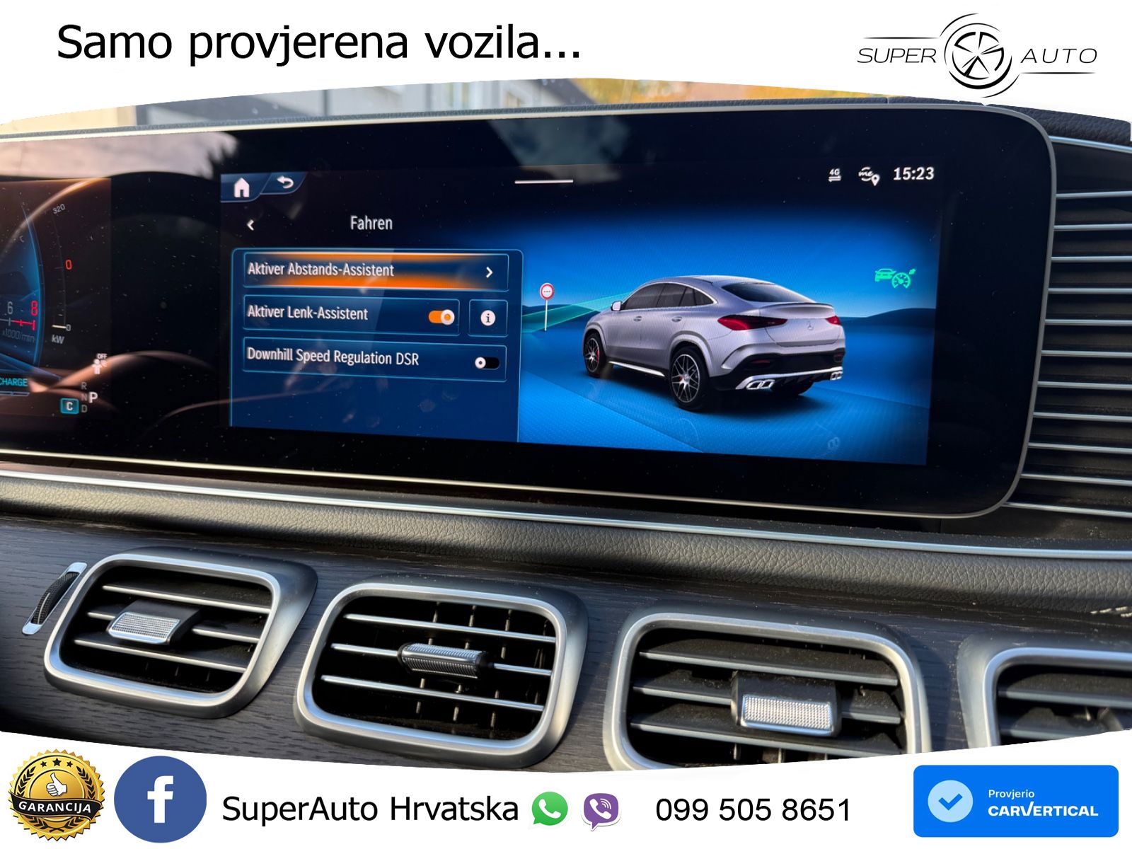 Mercedes AMG GLE 53 (435 KS) EQ Boost 4MATIC+ AMG SPEEDSHIFT TCT 9G ACC+HEAD+GR SJED+360+PANO