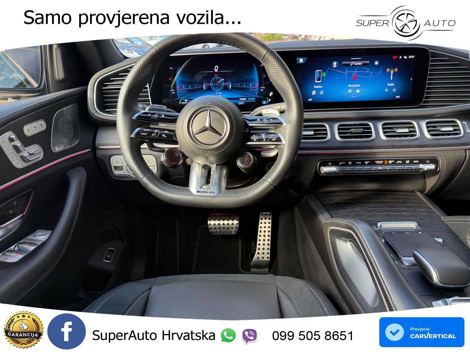 Mercedes AMG GLE 53 (435 KS) EQ Boost 4MATIC+ AMG SPEEDSHIFT TCT 9G ACC+HEAD+GR SJED+360+PANO
