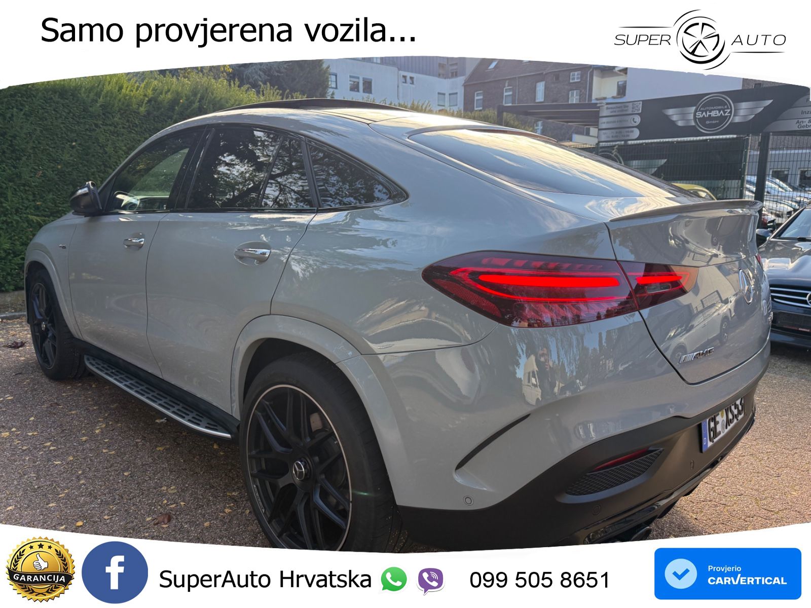 Mercedes AMG GLE 53 (435 KS) EQ Boost 4MATIC+ AMG SPEEDSHIFT TCT 9G ACC+HEAD+GR SJED+360+PANO