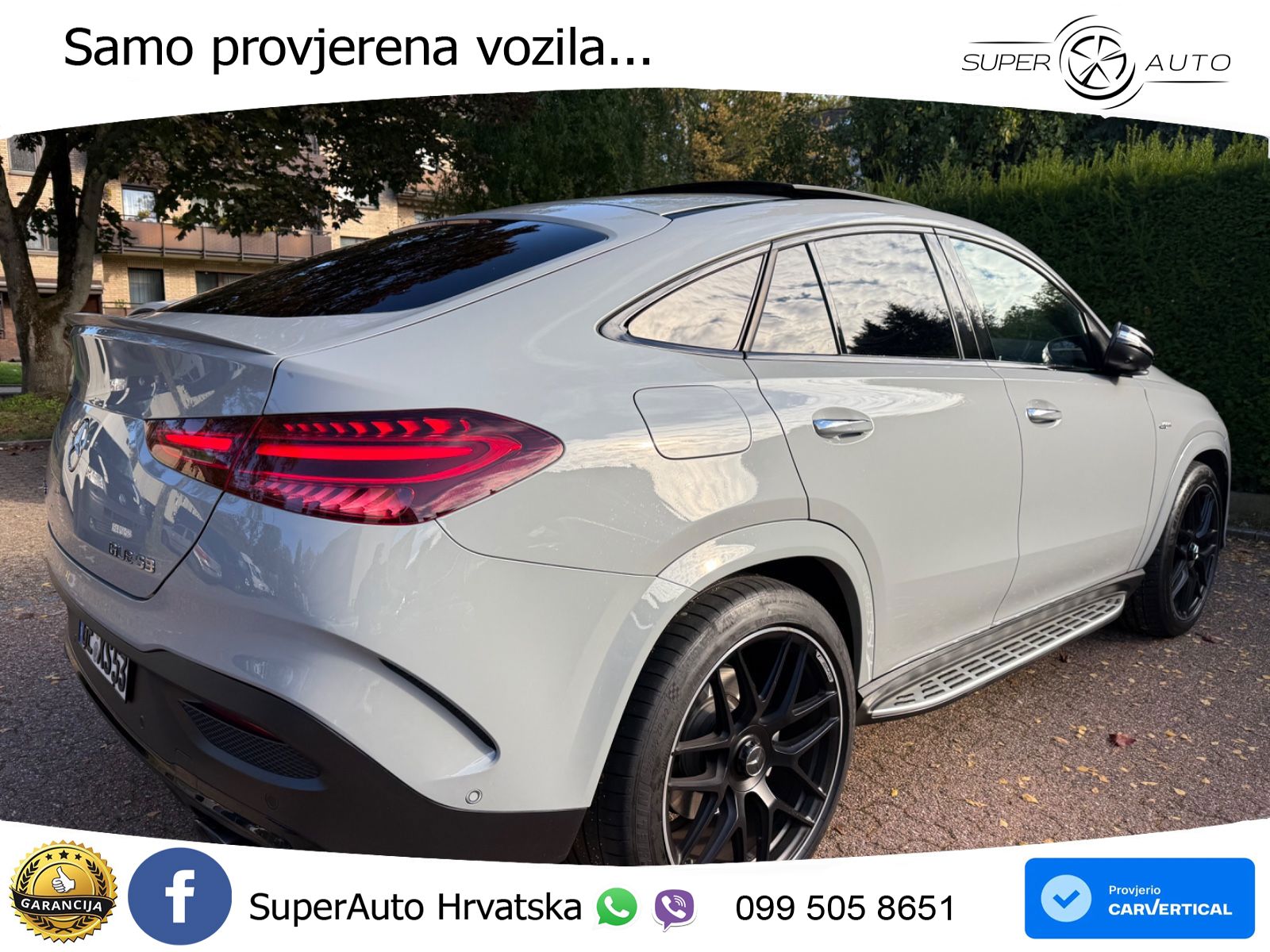 Mercedes AMG GLE 53 (435 KS) EQ Boost 4MATIC+ AMG SPEEDSHIFT TCT 9G ACC+HEAD+GR SJED+360+PANO
