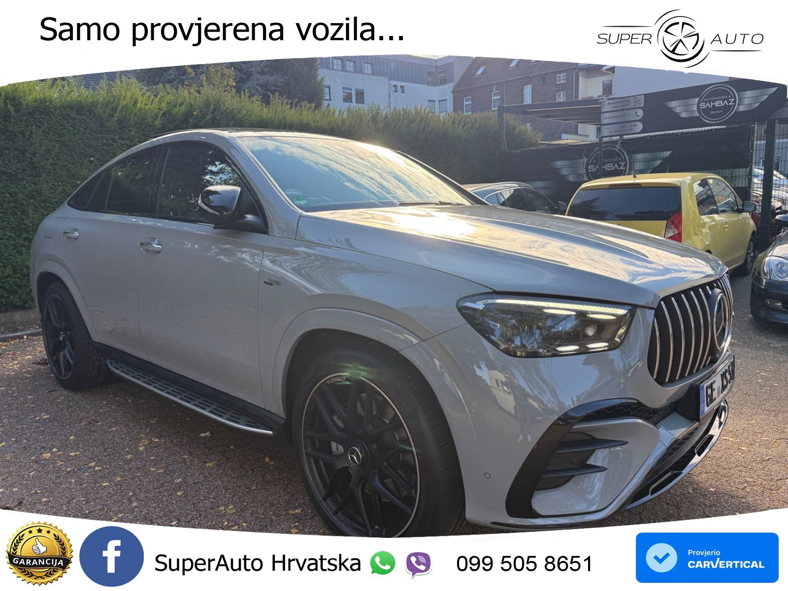 Mercedes AMG GLE 53 (435 KS) EQ Boost 4MATIC+ AMG SPEEDSHIFT TCT 9G ACC+HEAD+GR SJED+360+PANO
