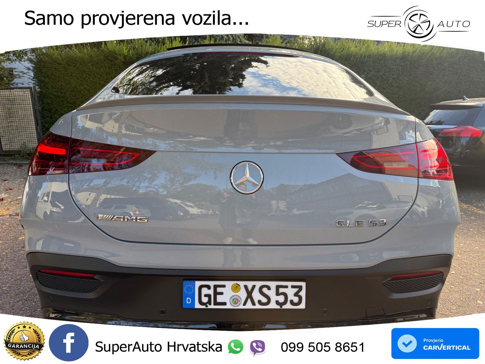 Mercedes AMG GLE 53 (435 KS) EQ Boost 4MATIC+ AMG SPEEDSHIFT TCT 9G ACC+HEAD+GR SJED+360+PANO