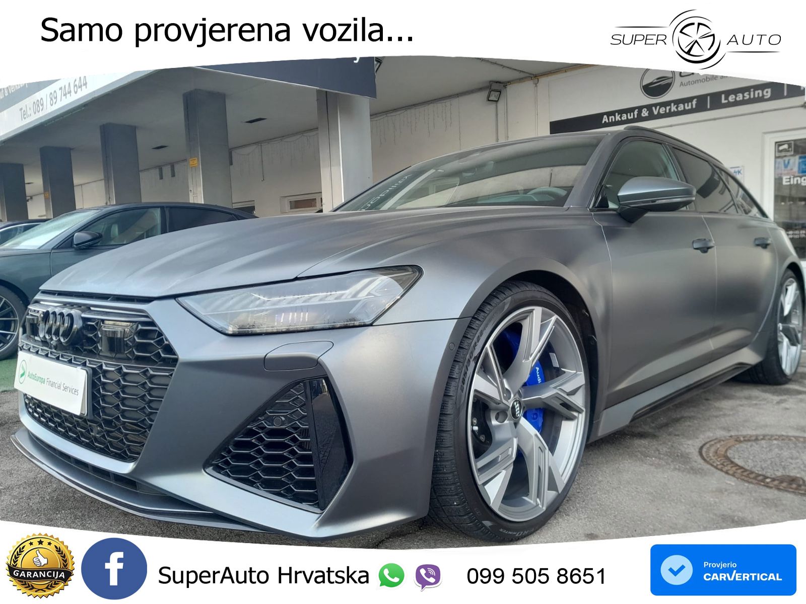 Audi RS6 Avant 4.0 TFSI V8 (600 KS) quattro Tiptronic LED+GR SJED+ACC