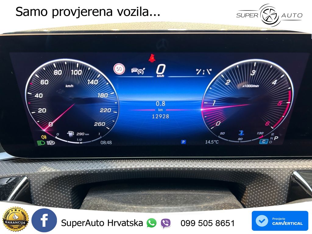 Mercedes-Benz A 200d 8G-DCT AMG LED+GR SJED+ACC