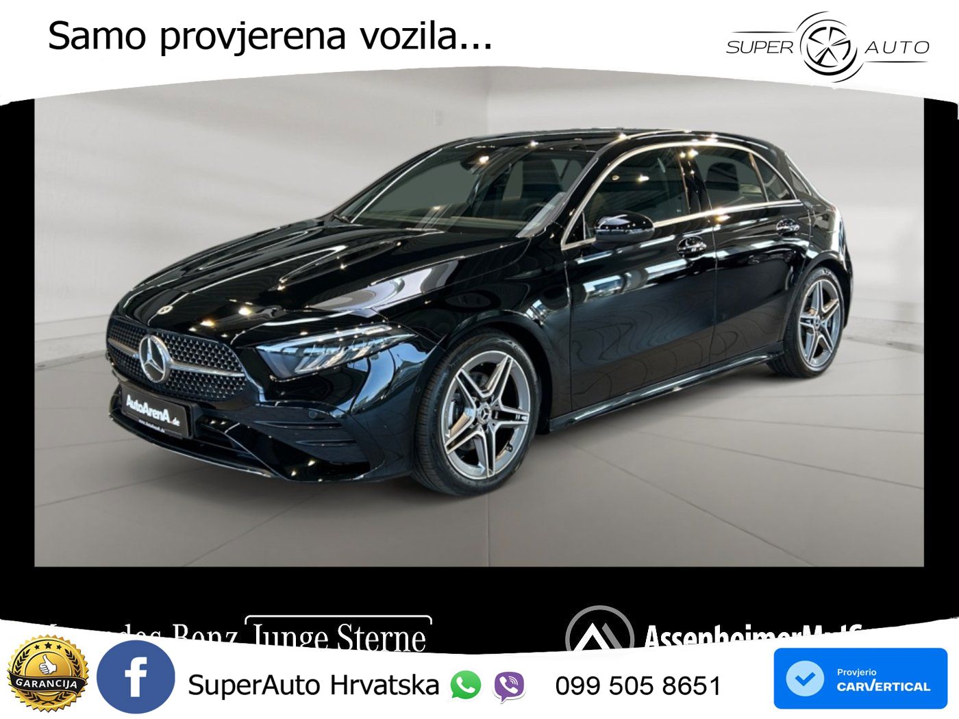 Mercedes-Benz A 200d 8G-DCT AMG LED+GR SJED+ACC