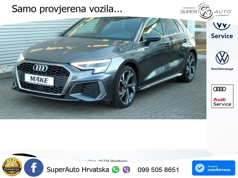 Audi A3 35 TFSI (150 KS) S tronic S line