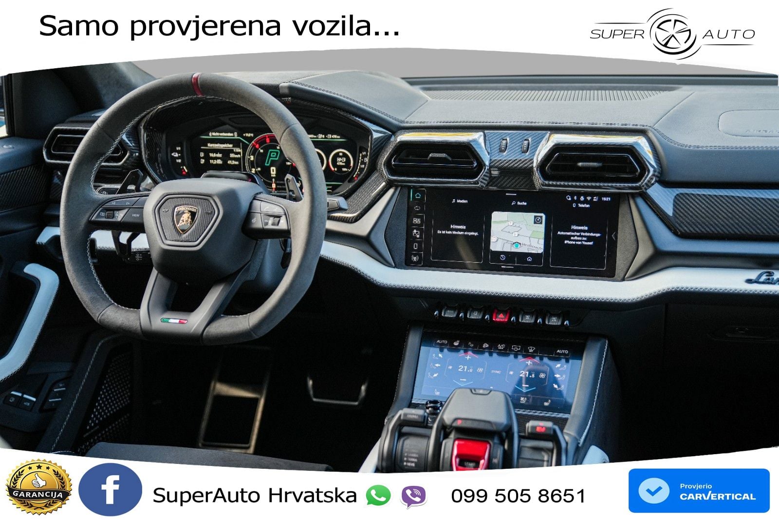 Lamborghini Urus SE 4.0 V8 (800 KS) 4WD Automatic LED+GR SJED+ACC