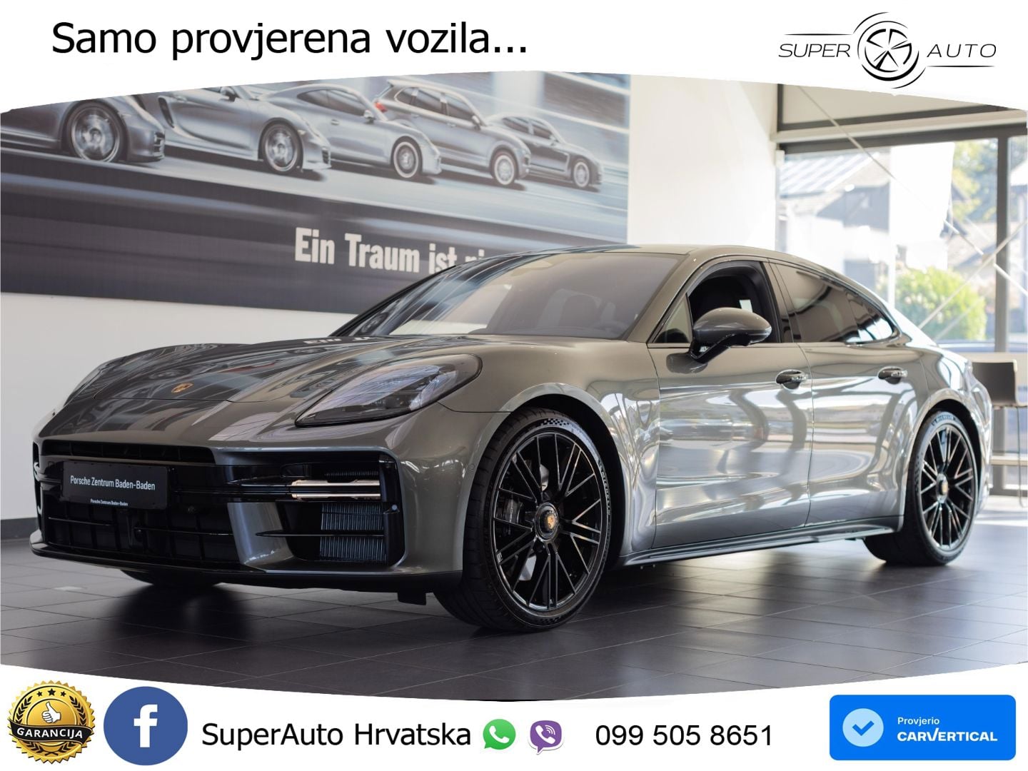 Porsche Panamera GTS 4.0 V8 (500 KS) PDK ZRAČNI+ACC+GR SJED+KAM+PANO