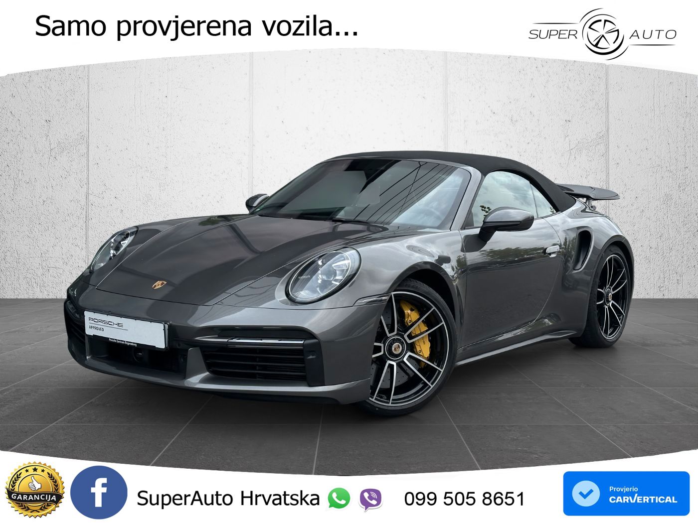 Porsche 911 Turbo S Cabriolet 3.8 (650 KS) PDK LED+GR SJED+ACC