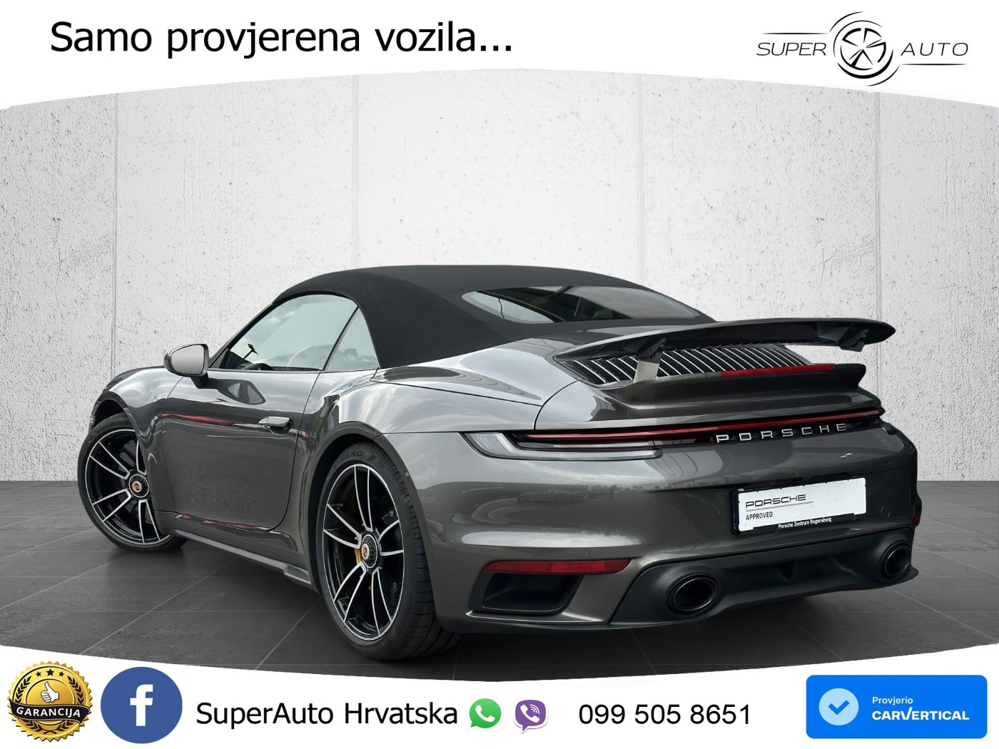 Porsche 911 Turbo S Cabriolet 3.8 (650 KS) PDK LED+GR SJED+ACC
