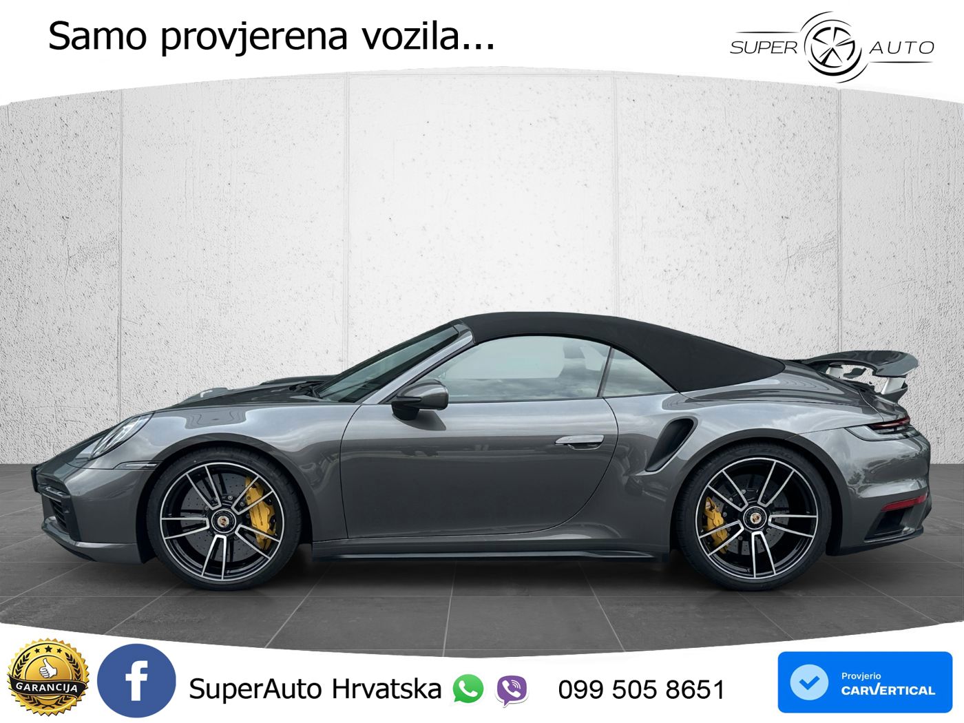 Porsche 911 Turbo S Cabriolet 3.8 (650 KS) PDK LED+GR SJED+ACC