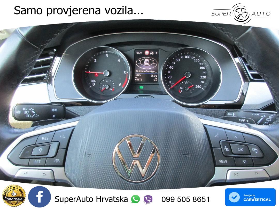 Volkswagen Passat Variant 2.0 TDI (150 KS) DSG Business MATRIX+GR SJED+KAM