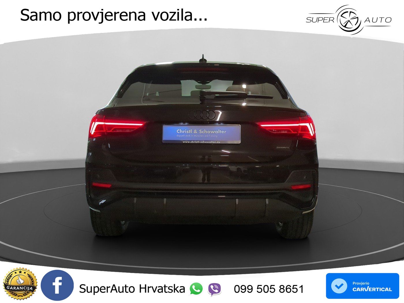 Audi Q3 II Sportback 40 TFSI (190 KS) quattro S tronic S line LED+GR SJED+ACC