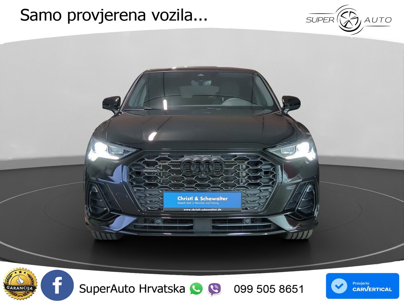 Audi Q3 II Sportback 40 TFSI (190 KS) quattro S tronic S line LED+GR SJED+ACC
