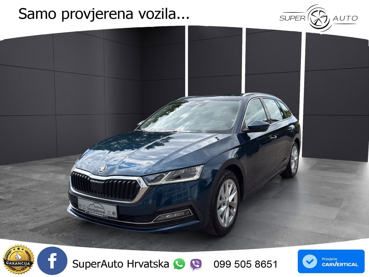 Škoda Octavia Combi 1.5 TSI (150 KS) LED+GR SJED+ACC