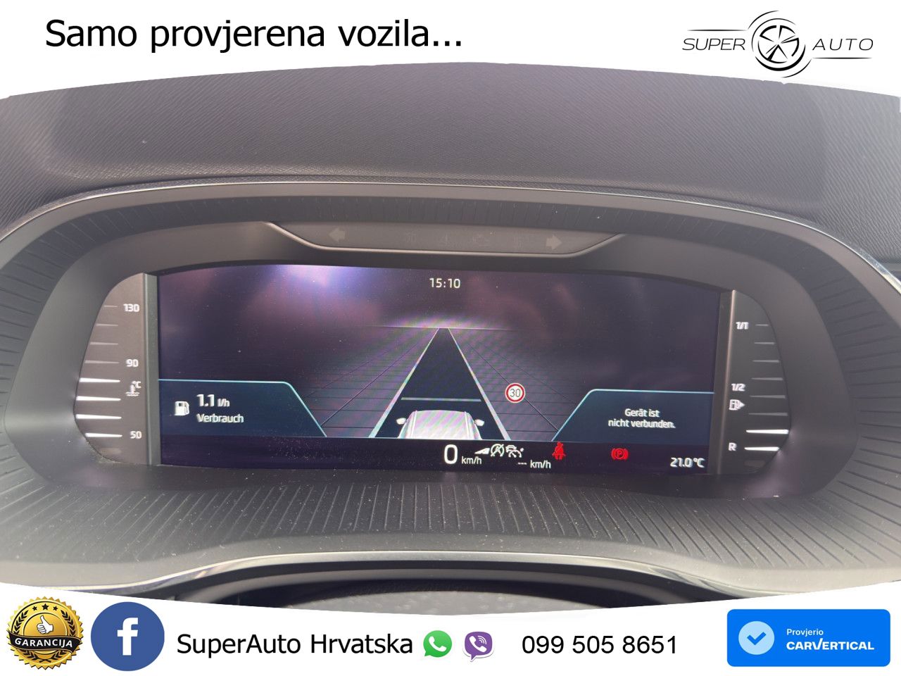 Škoda Octavia Combi 1.5 TSI (150 KS) LED+GR SJED+ACC