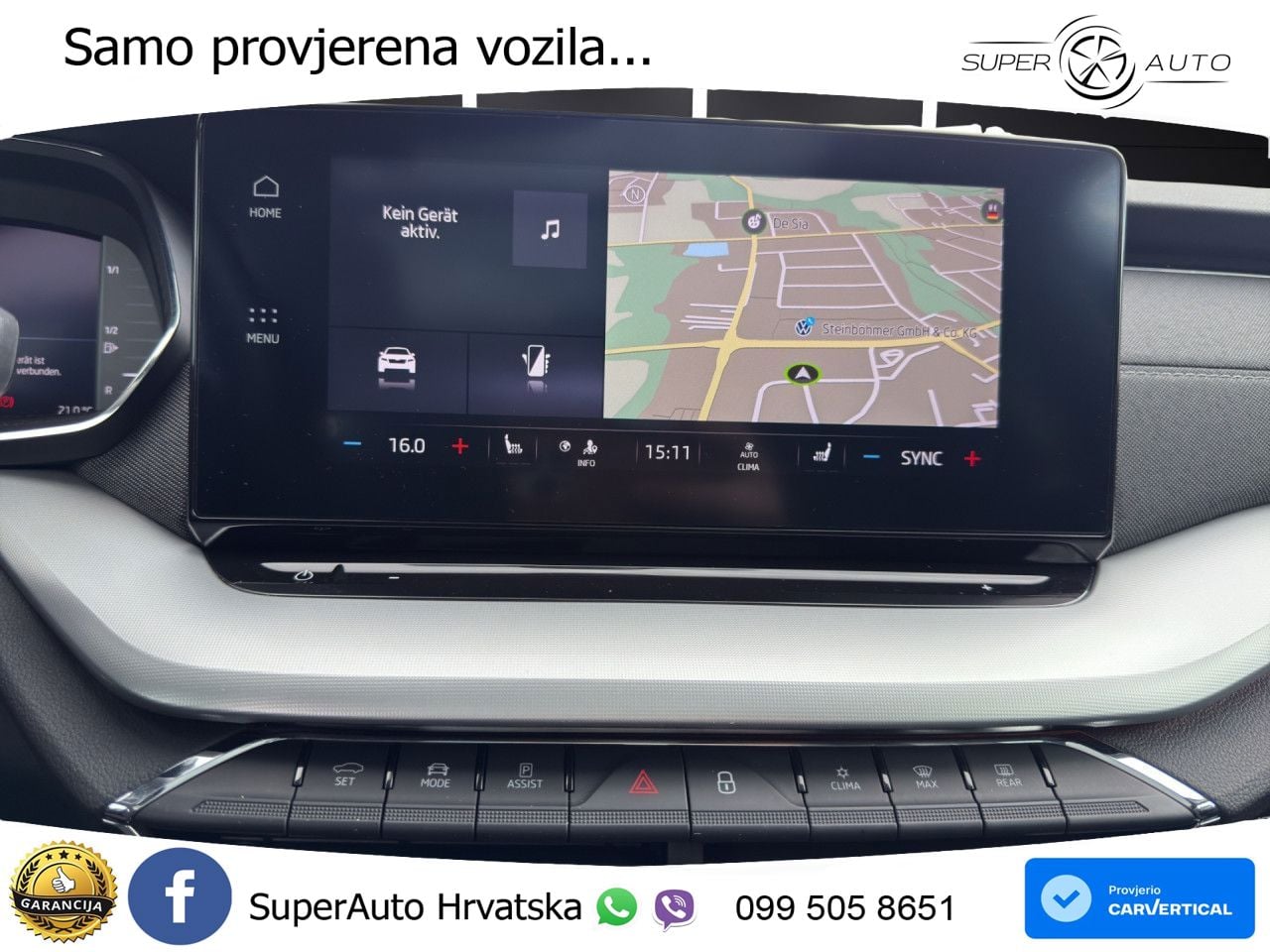 Škoda Octavia Combi 1.5 TSI (150 KS) LED+GR SJED+ACC